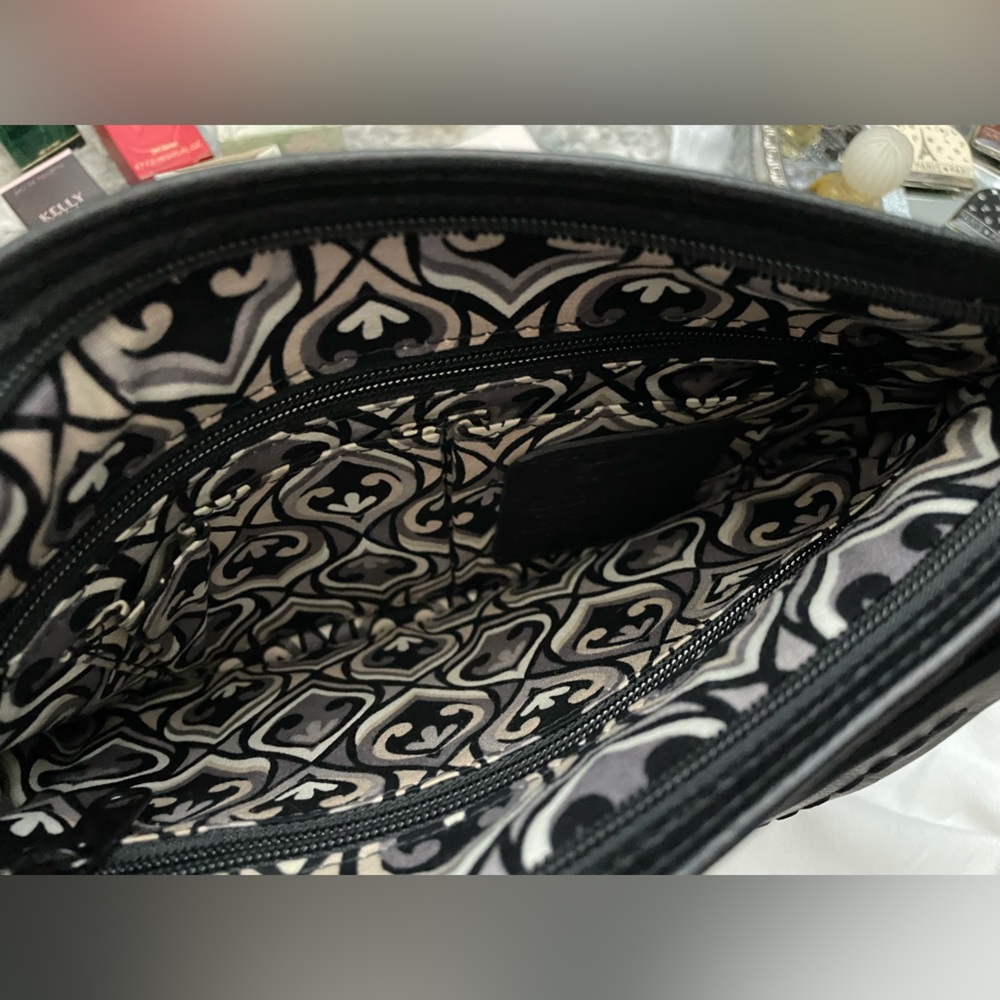 ✨Julie✨Brighton Black Embossed Women's Bag✨With Dust Bag - Picture 7 of 9